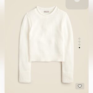 Jcrew cotton roll neck sweater